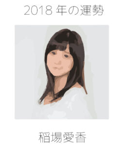 2018年の稲場愛香さんを占ってみた