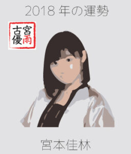 2018年のJuice=Juiceの1期メンバー「宮本佳林」さんを占ってみた