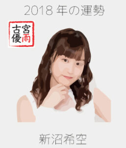 2018年のつばきファクトリーのメンバー「新沼希空」さんを占ってみた