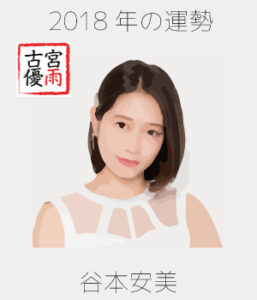 2018年のつばきファクトリーのメンバー「谷本安美」さんを占ってみた