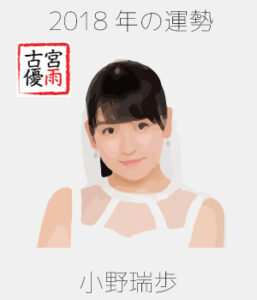 2018年のつばきファクトリーのメンバー「小野瑞歩」さんを占ってみた