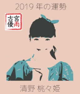 2019年の「雨ノ森 川海（あめのもり かわうみ）」のメンバー「清野 桃々姫」さんを占ってみた